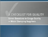 Download "Checklist for Quality" eBook